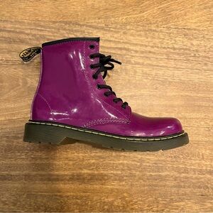 Like New Dr Martens Aubergine purple lilac boots